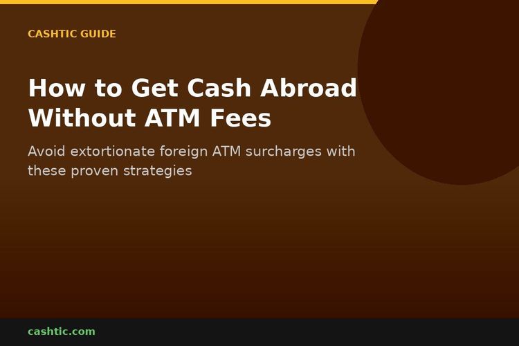How to Get Cash Abroad Without Paying Extortionate ATM Fees